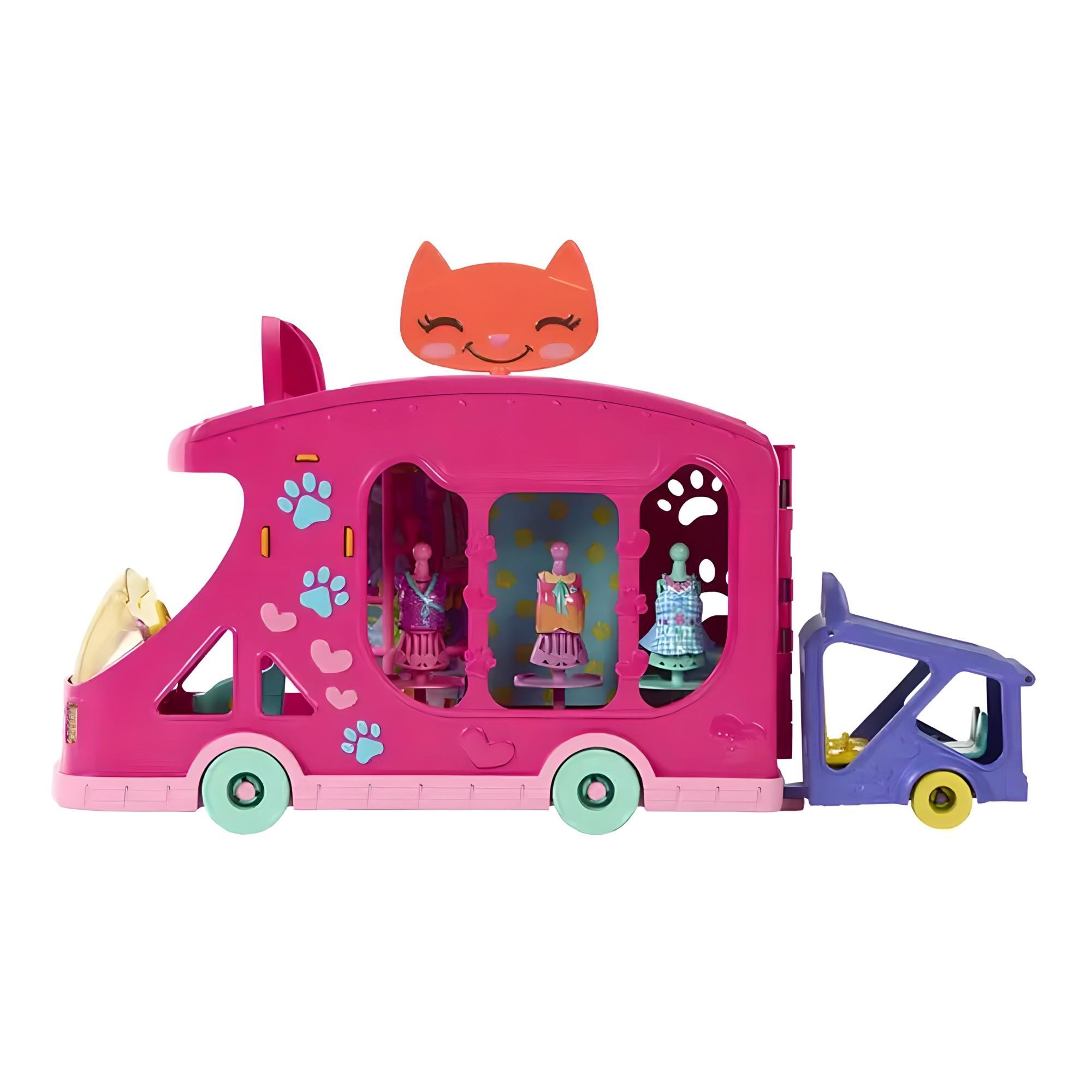 ENCHANTIMALS KEDI TEMALI MODA OTOBUSU HPB34 Diğer HPB34