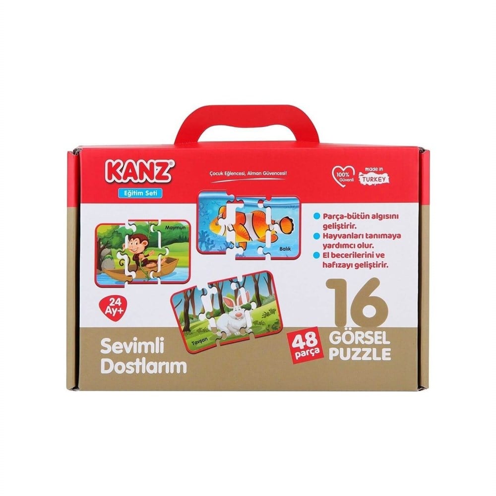 KANZ SEVIMLI DOSTLAR PUZZLE 48 PARCA Diğer KNZ 30830