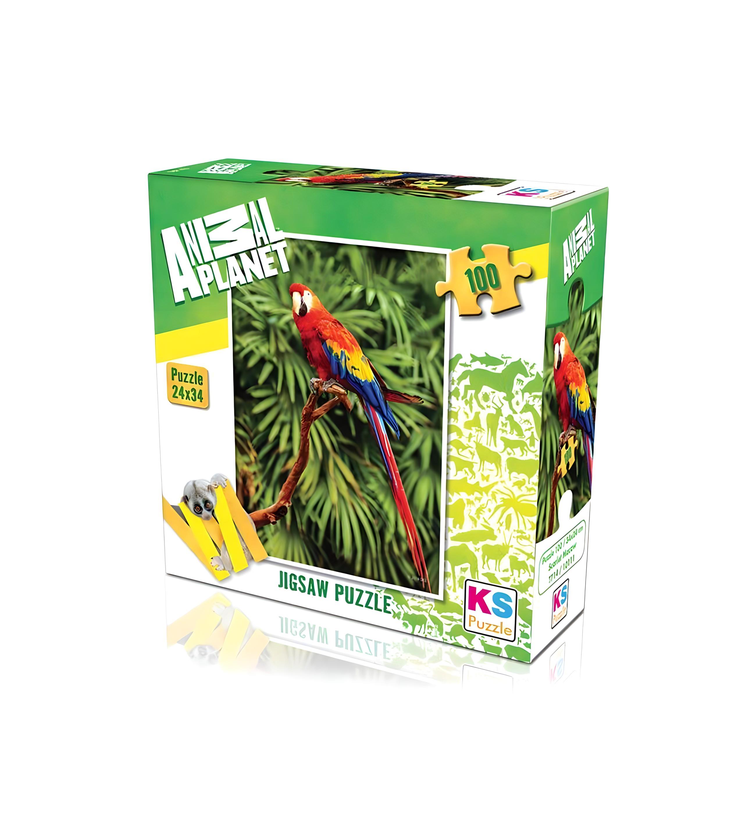 KS PUZZLE 100 PARCA PAPAGAN 24X34CM Diğer KS10111