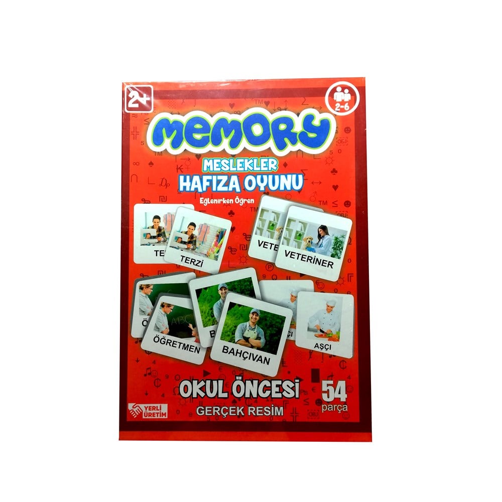 Memory Hafıza Oyunu Meslekler 54 Parça KZL 144 Diğer KZL 144