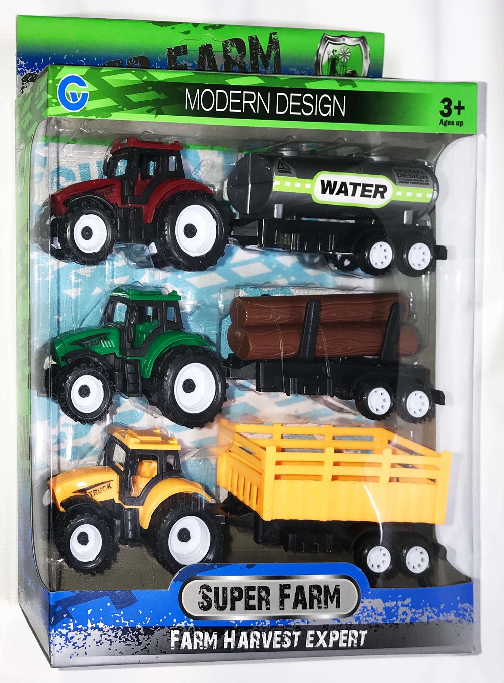 Kutulu 3'lü Traktör Set Diğer KZL 9976 10