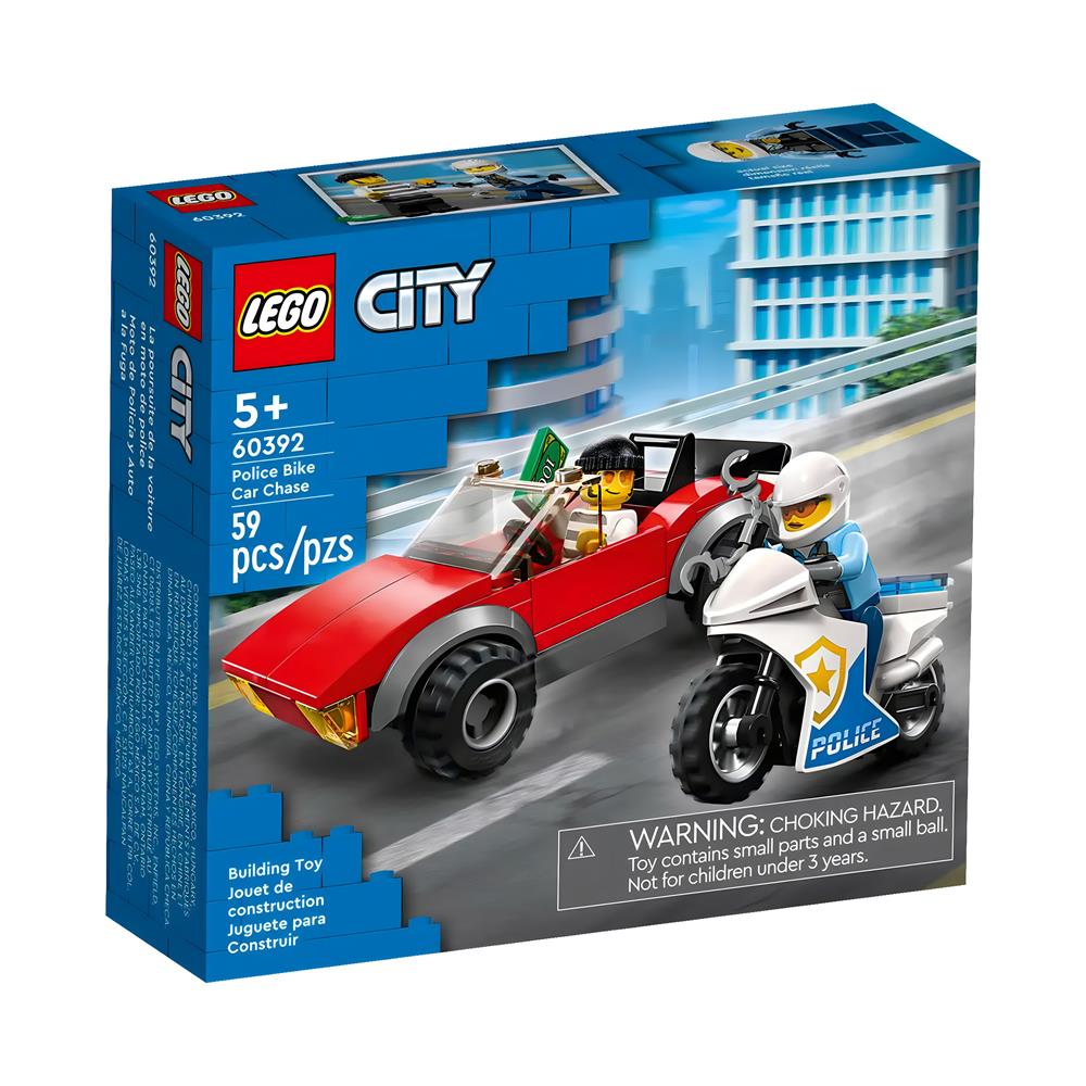 LEGO CITY POLIS MOTOSIKLETI ARABA TAKBI 60392 Diğer LSC60392