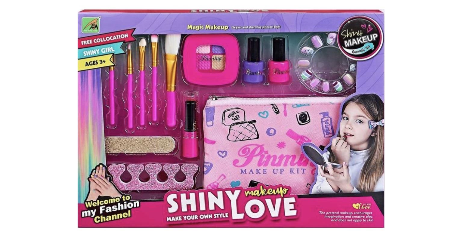 Shiny Love Makyaj Çantalı Manikür Seti Diğer QHG45094