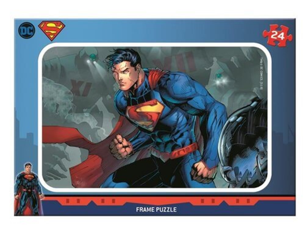 24 Parça Çocuk Puzzle Superman Diğer SRP7547