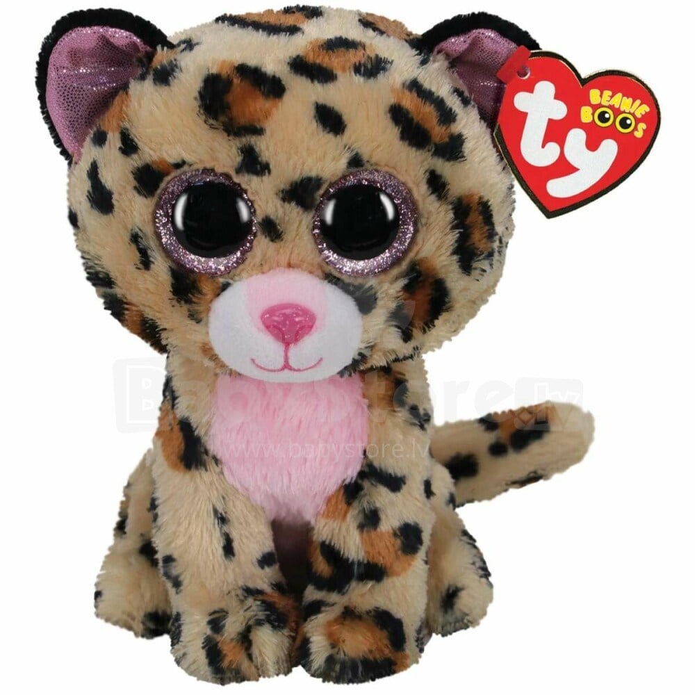 Ty Beanie Boos Livvie Pembe Leopar 15 cm. Diğer TY36367