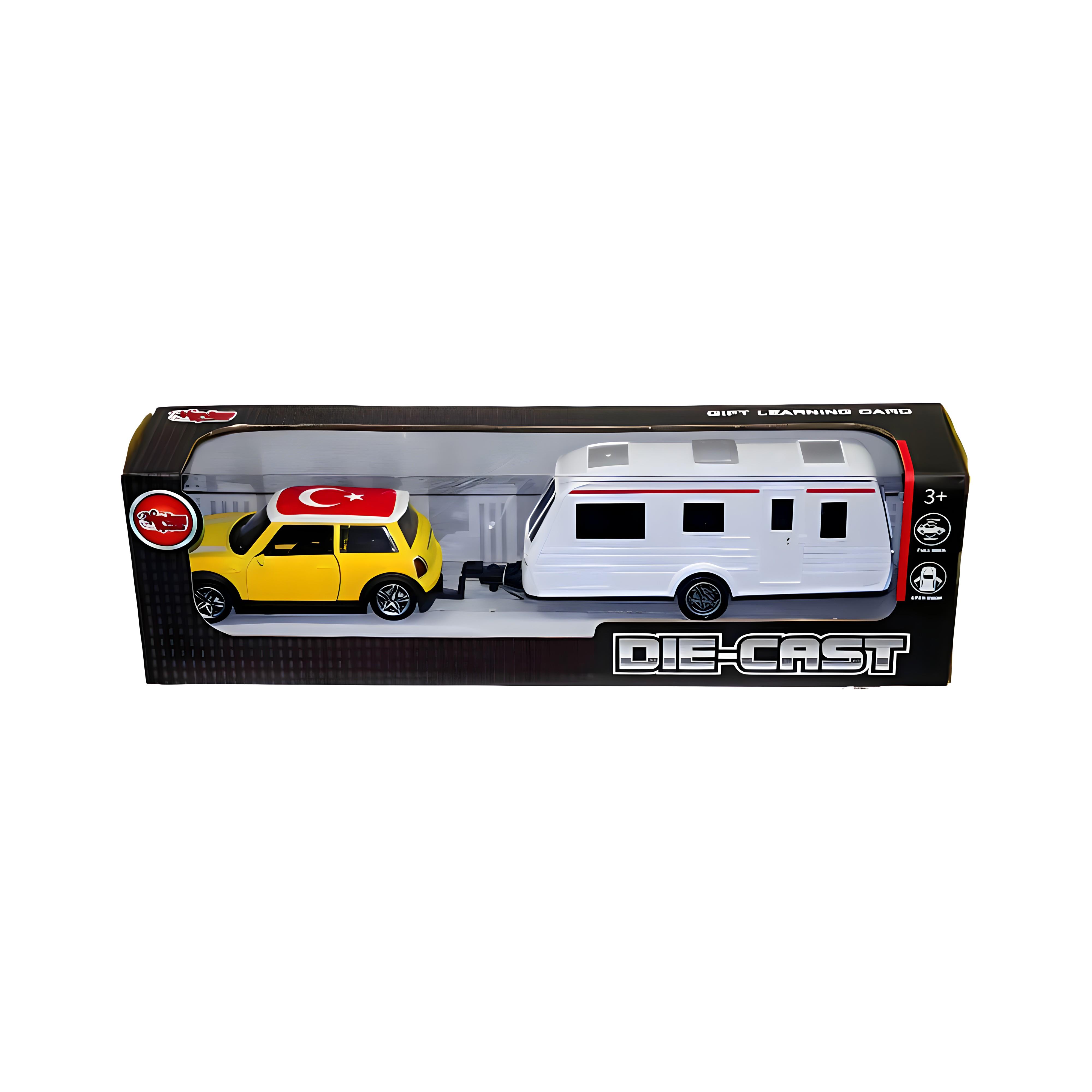 KUTULU KARAVAN CEKEN DIE-CAST MINI ARABA Diğer XFD1003