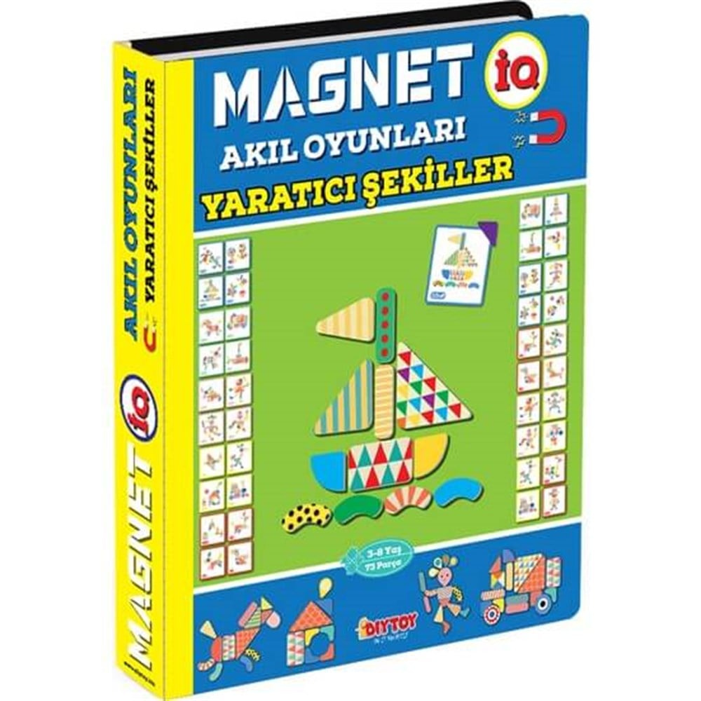 Diytoy Manyetik Yaratıcı Şekiller TAB MQ1550 Diytoy TAB MQ1550