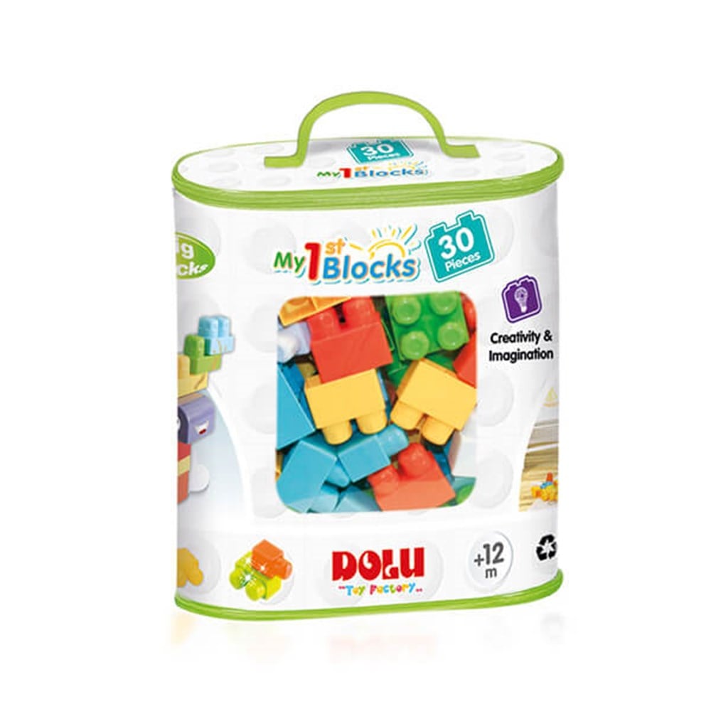 Dolu Renkli Bloklar Baskılı Torba 25 Parça Dolu DOLU 5018