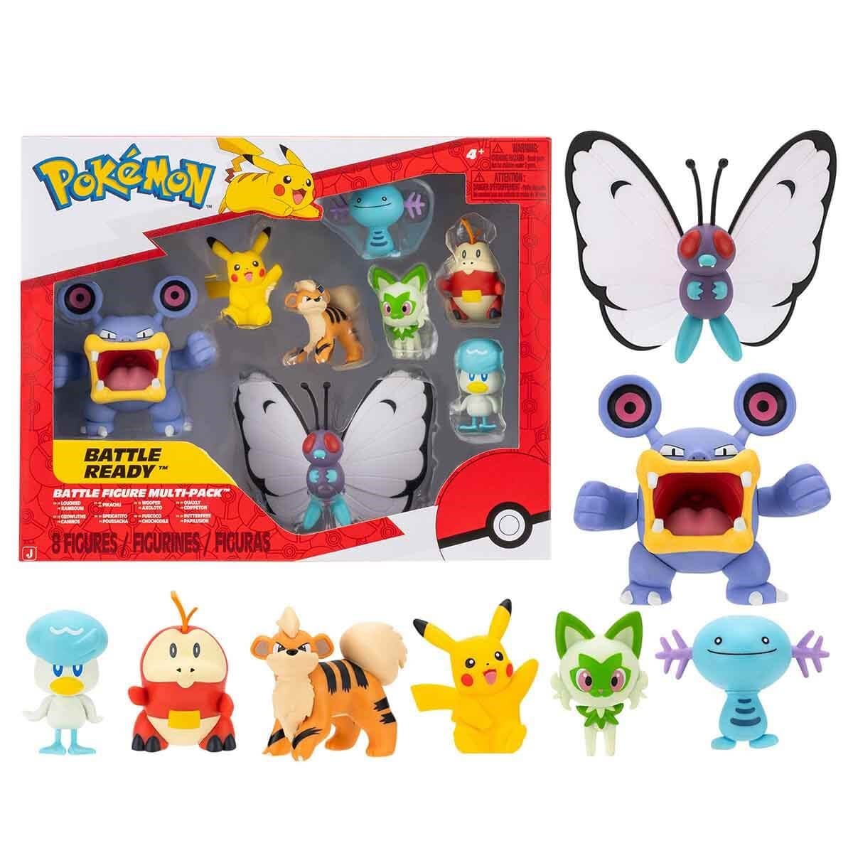 Pokémon Battle Multi Paket 8'li Figür Seti PKW2542 B-PKW4100 Pokemon PKW4100