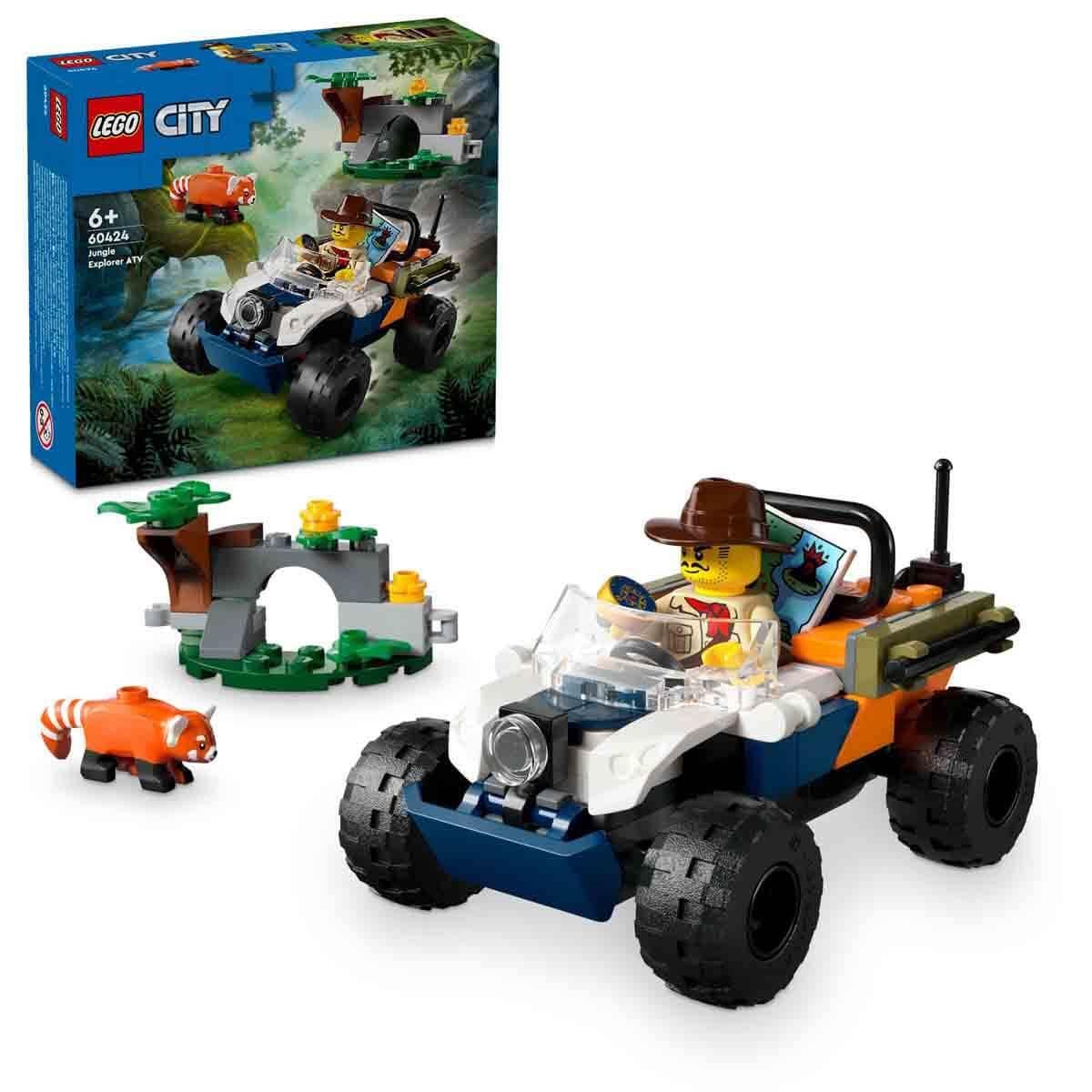 LEGO CITY ORMAN KASIFININ ATV’LI KIRMIZI PANDA GOREVI 60424 Diğer LSC60424