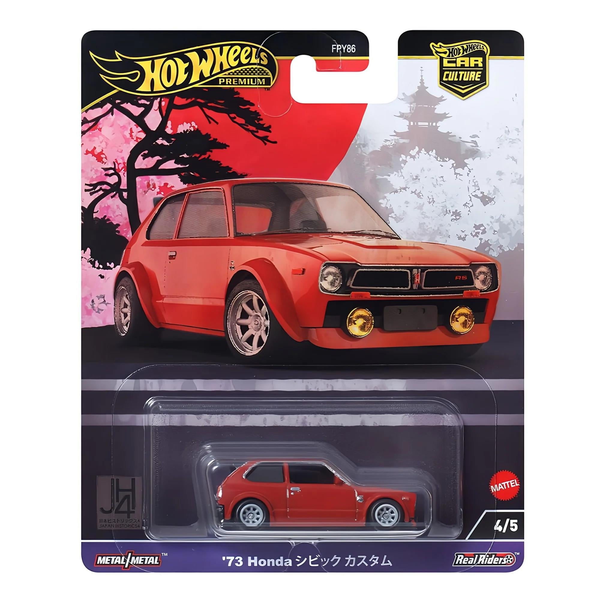 Hot Wheels Premium Japan Historics4 '73 Honda Civic Custom -HRV85 Hot Wheels HRV85