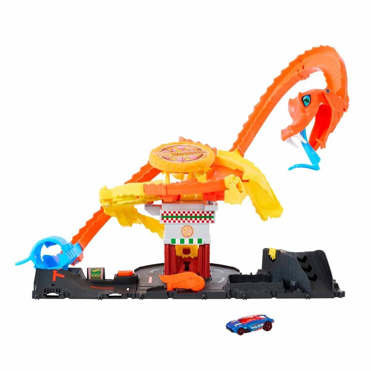 HOT WHEELS PIZZA SLAM KOBRA SALDIRISI OYUN SETI HTN81 Diğer HTN81