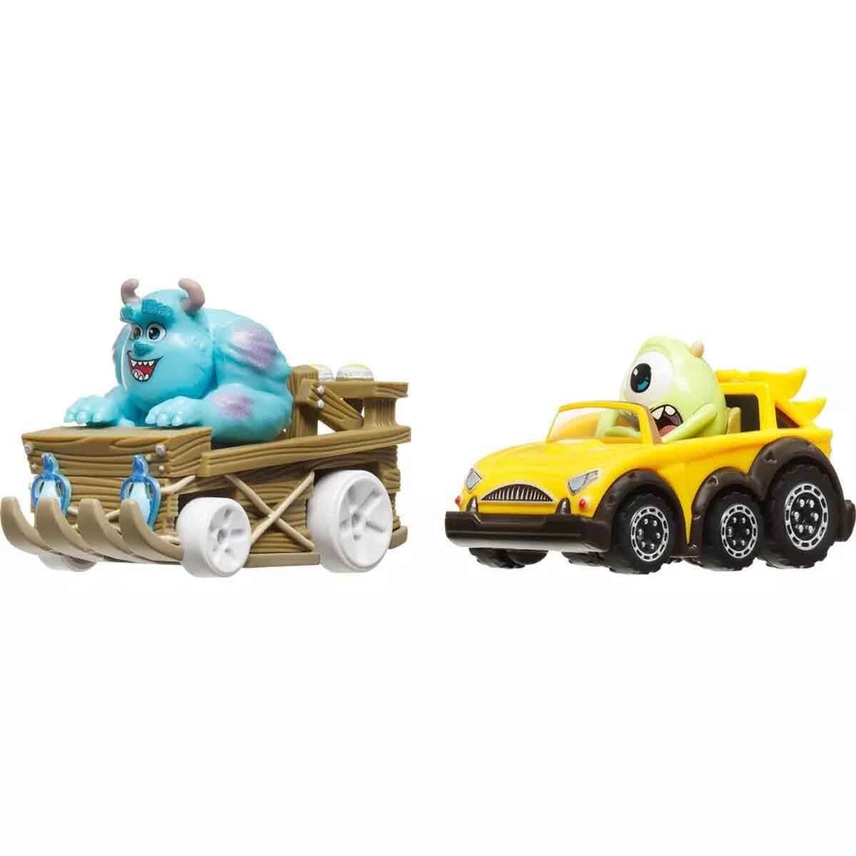 HOT WHEELS RACEVERSE 2LI PAKET SULLEY VE MIKE WAZOWSKI HRT55-HRT93 Diğer HRT93