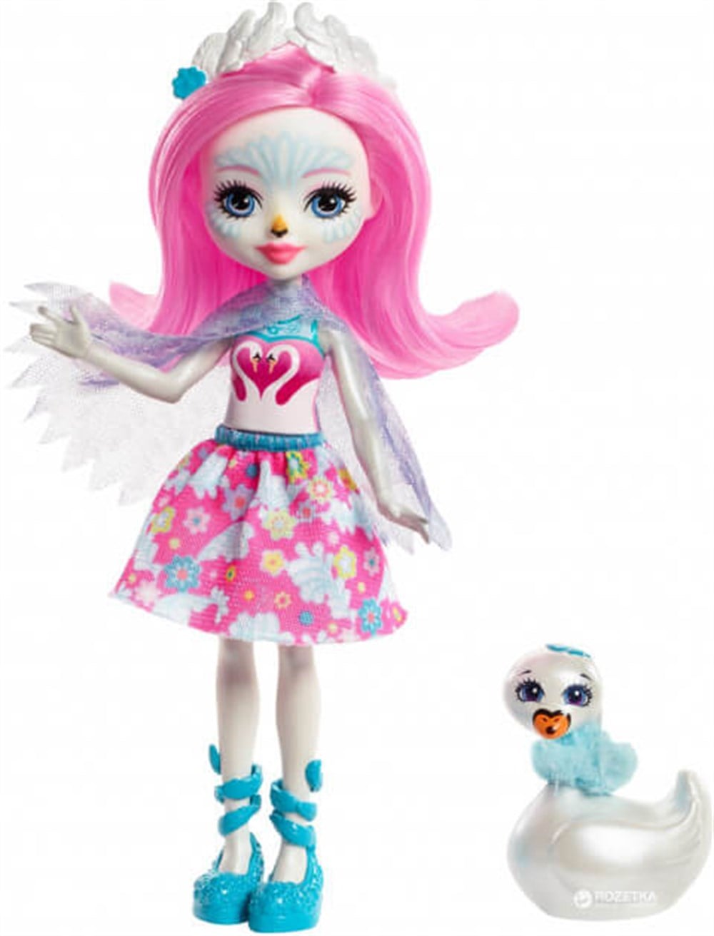 Enchantimals Ana Karakter Bebekler Saffi Swan Ve Poise Dvh87-Frh38 Enchantimals FRH38