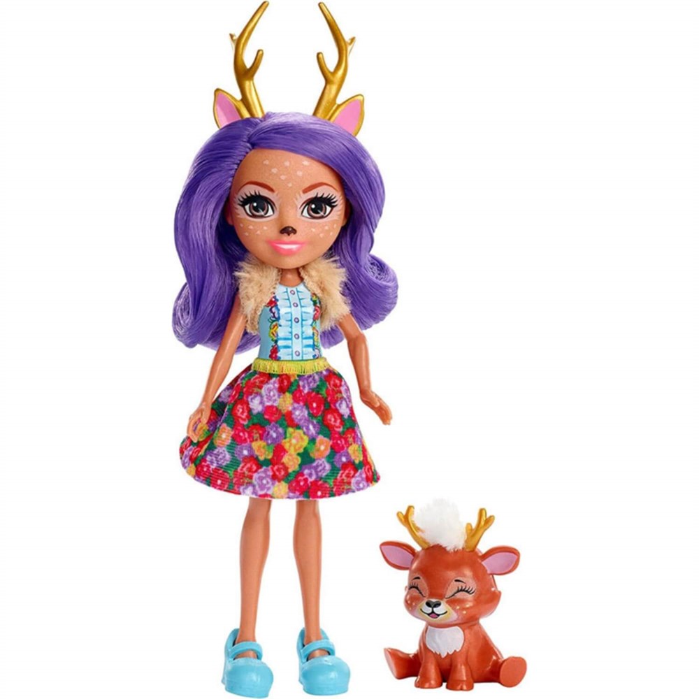 Enchantimals Ana Karakter Bebekler Danessa Deer&Sprint Dvh87-Fxm75 Enchantimals FXM75