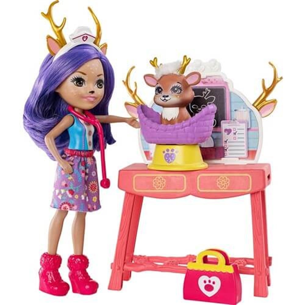 Enchantimals Bebeklerı Pknikte Oyun Seti Veteriner Seti Fcc62-Gbx04 Enchantimals GBX04