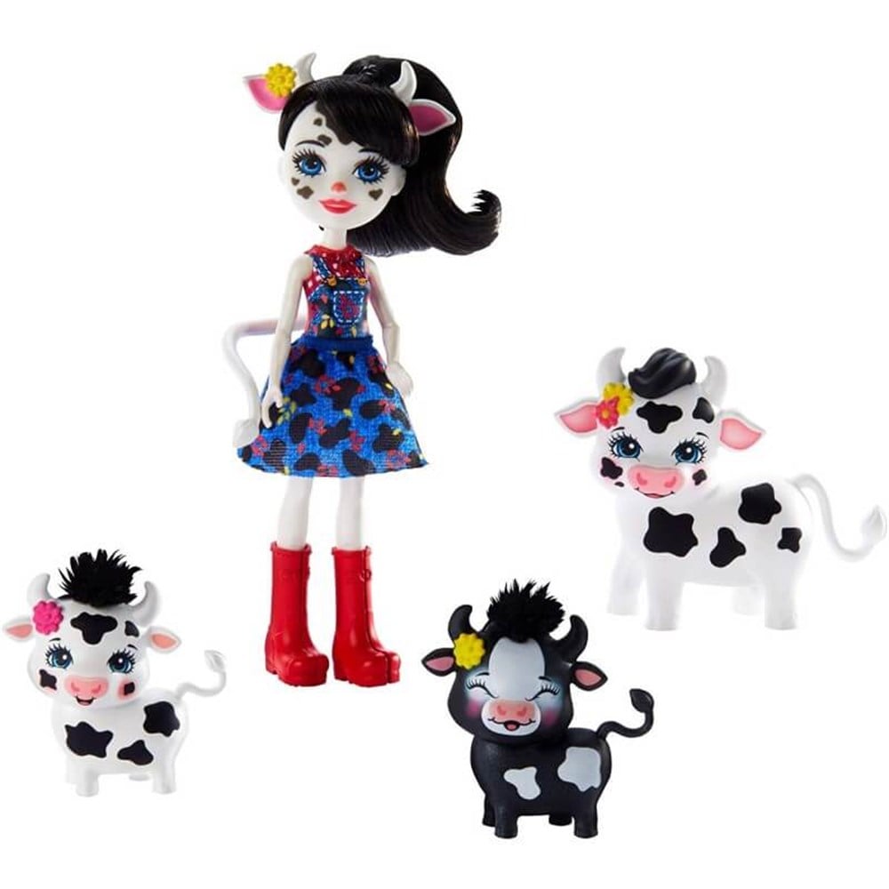 Enchantimals Aile Serileri Oyun Seti Cambrie Cow Gjx43-Gjx44 Enchantimals GJX44