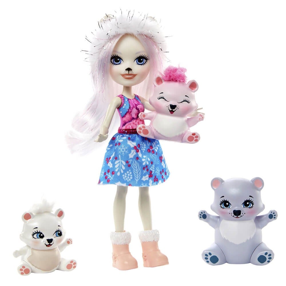 Enchantimals Aile Serileri Oyun Seti Ayıcık Ailesi Gjx43-Gjx47 Enchantimals GJX47