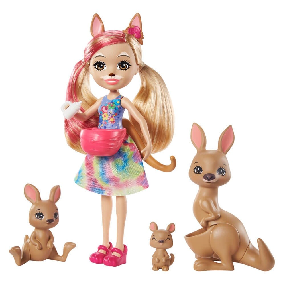 Enchantimals Aile Serileri Oyun Seti Kamilla ve Kanguru GJX43-GTM31 Enchantimals GTM31