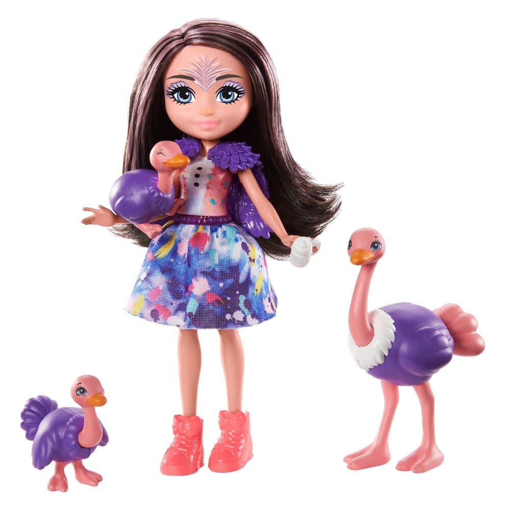 Enchantimals Aile Serileri Oyun Seti Ofelia Devekuşu GJX43-GTM32 Enchantimals GTM32