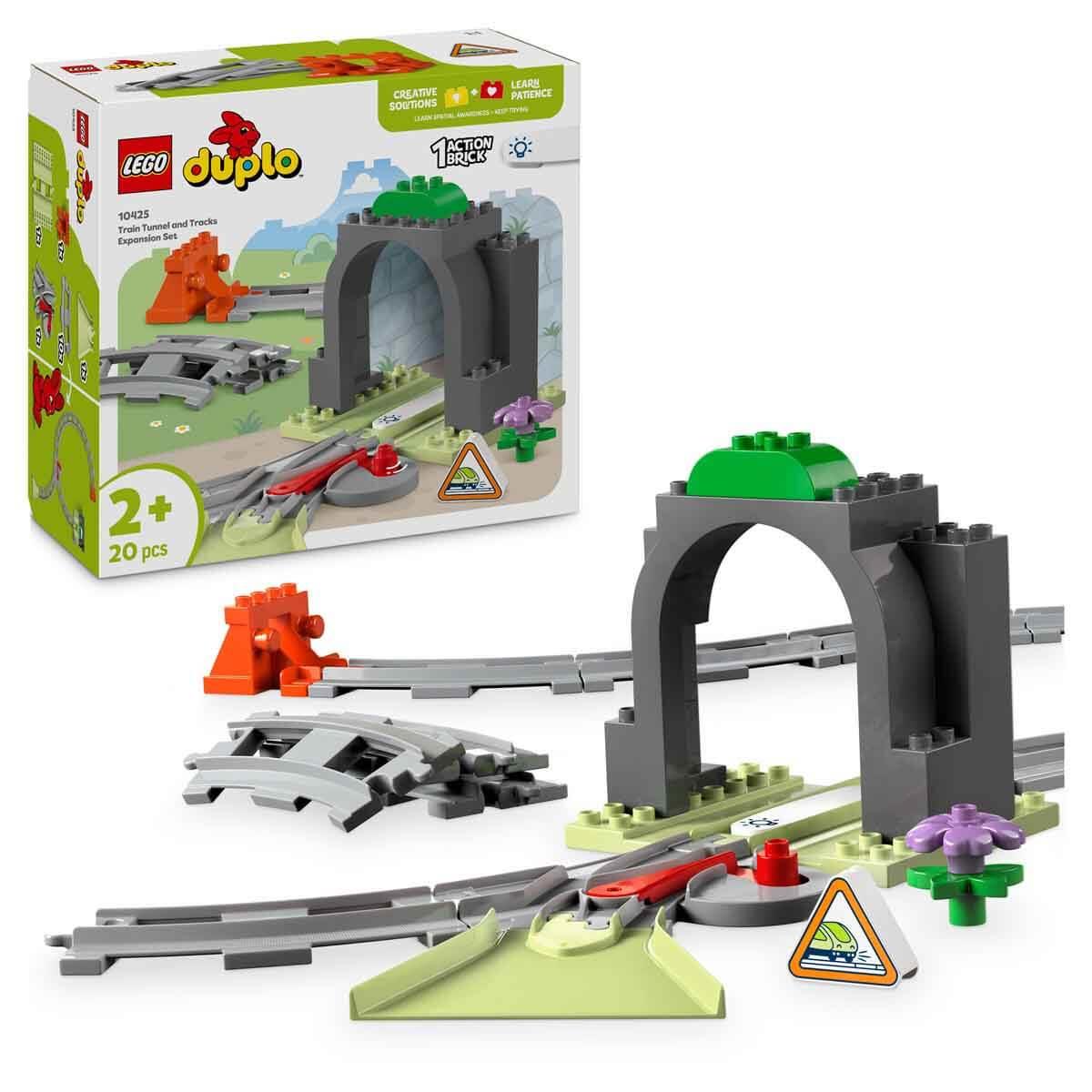 LEGO DUPLO KASABASI TREN TUNELI VE RAYLARI EK MACERA SETI 10425 Diğer LED10425