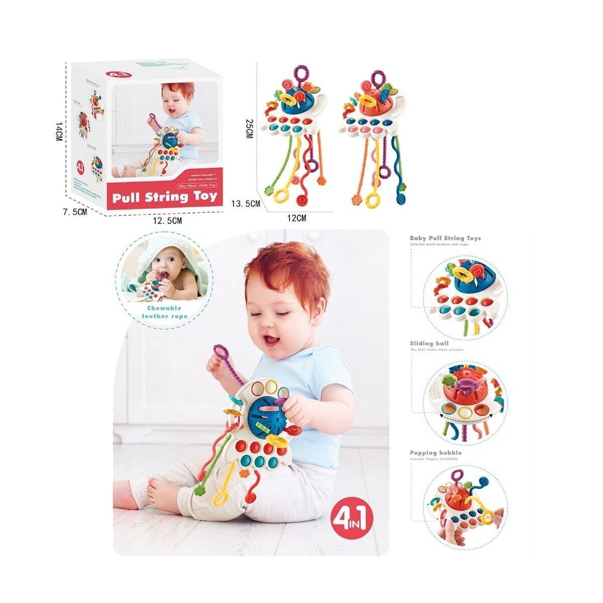 VARDEM DUYUSAL MONTESSORI OYUNCAKLAR TOPLU VE CEKME IPLI Diğer BIB 688 59