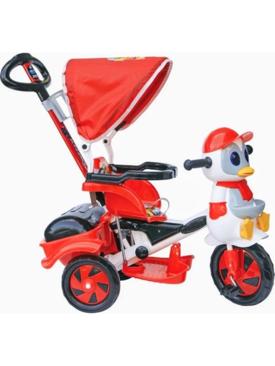 Dilaver Baby Poufi Penguen Ebeveyn Kontrollü Çocuk Bisikleti Kırmızı Dilaver DLVR ITM K