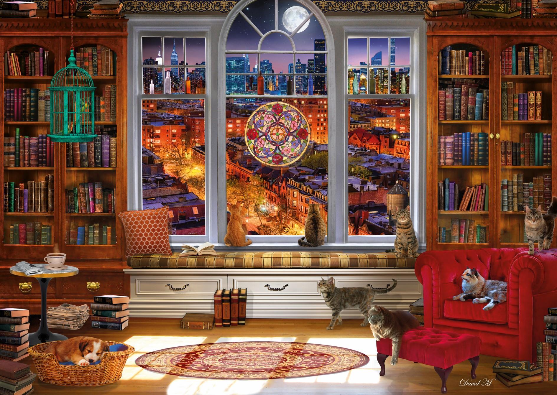 KS Games 3000 Parça Moonlight Mischief Puzzle 23020 KS Games	 23020