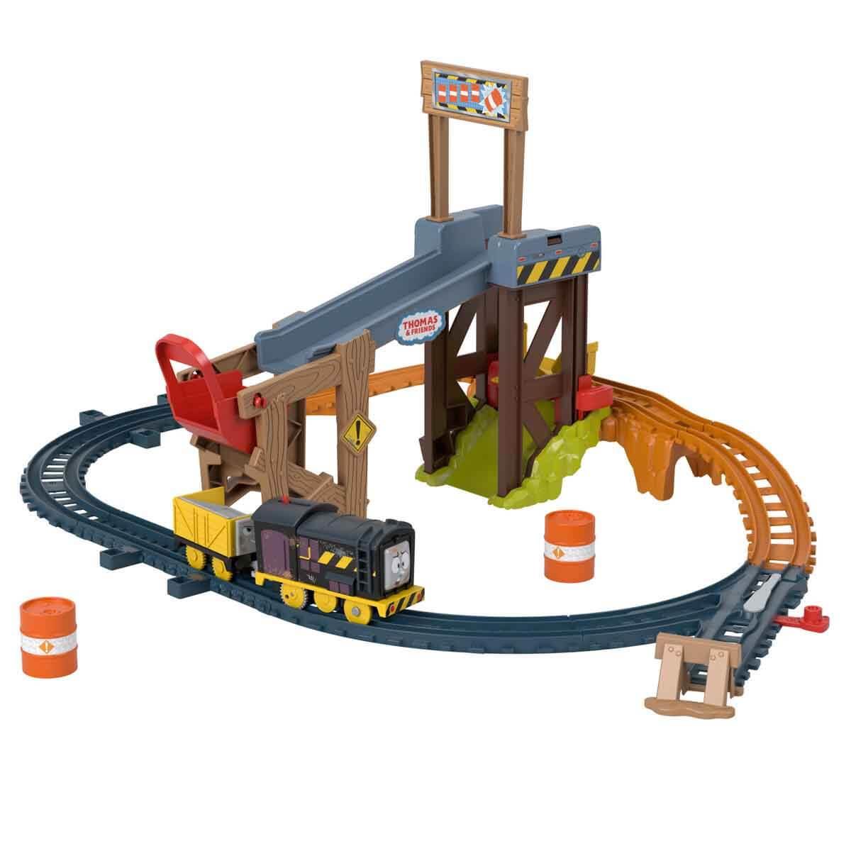 FISHER PRICE THOMAS VE ARKADASLARI DIESEL YUKLEME VE KALDIRMA INSAAT SETI JBW20 Diğer JBW20