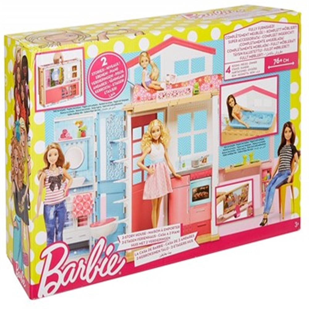 Barbie Portatif Evi DVV47