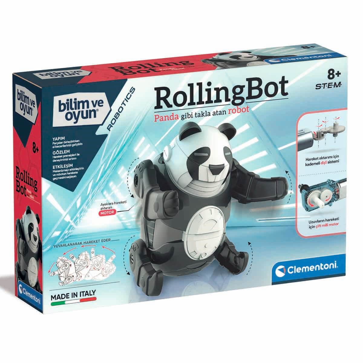 CLEMENTONI ROBOTIK LABORATUVARI ROLLINGBOT 64468 Diğer CLE 64468