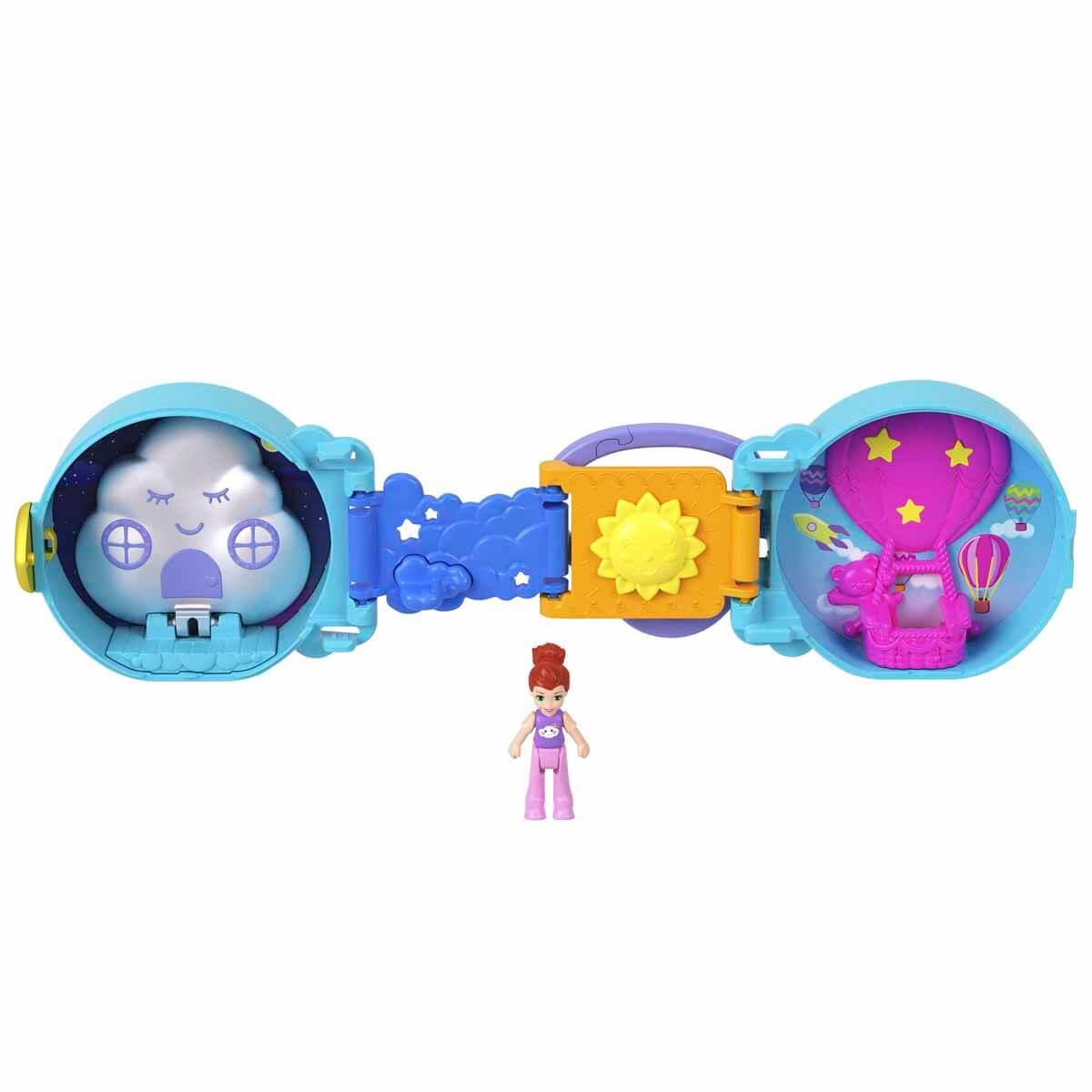 Polly Pocket Seyahat Eğlencesi Mini Oyun Seti HRD73-HRD74 Polly Pocket HRD74