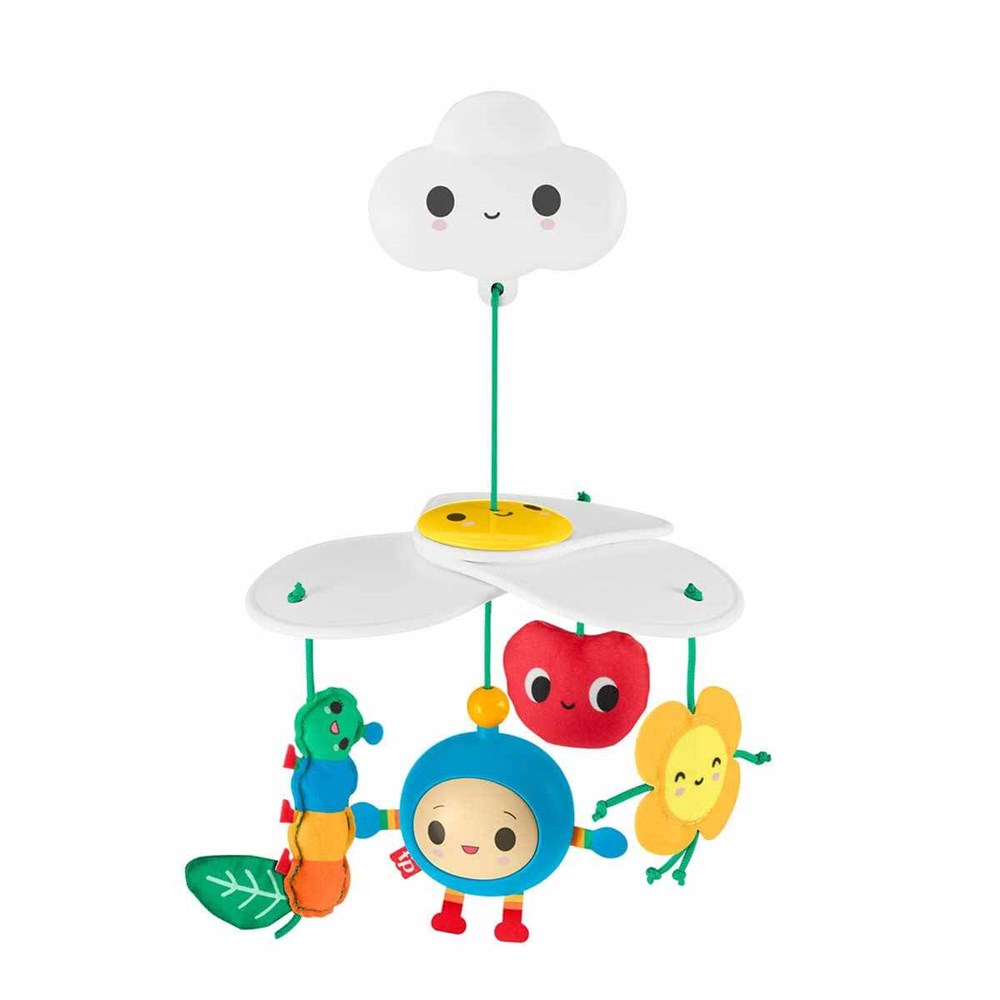 Fisher Price Mutlu Dünya Eğlenceli Bebek Arabası Oyuncağı HBW13 Fisher Price HBW13