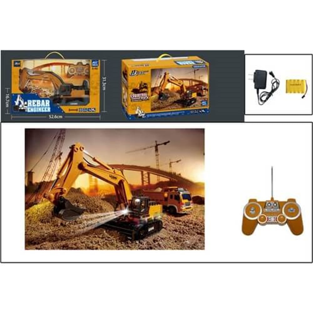 Uzaktan Kumandalı Şarjli Excavator GPT 9201 Gepettoys GPT 9201