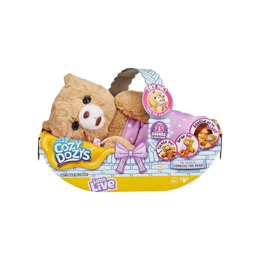 Little Live Pets Cozy Dozys Kahverengi Ayı LPN03000 Giochi Preziosi LPN03000
