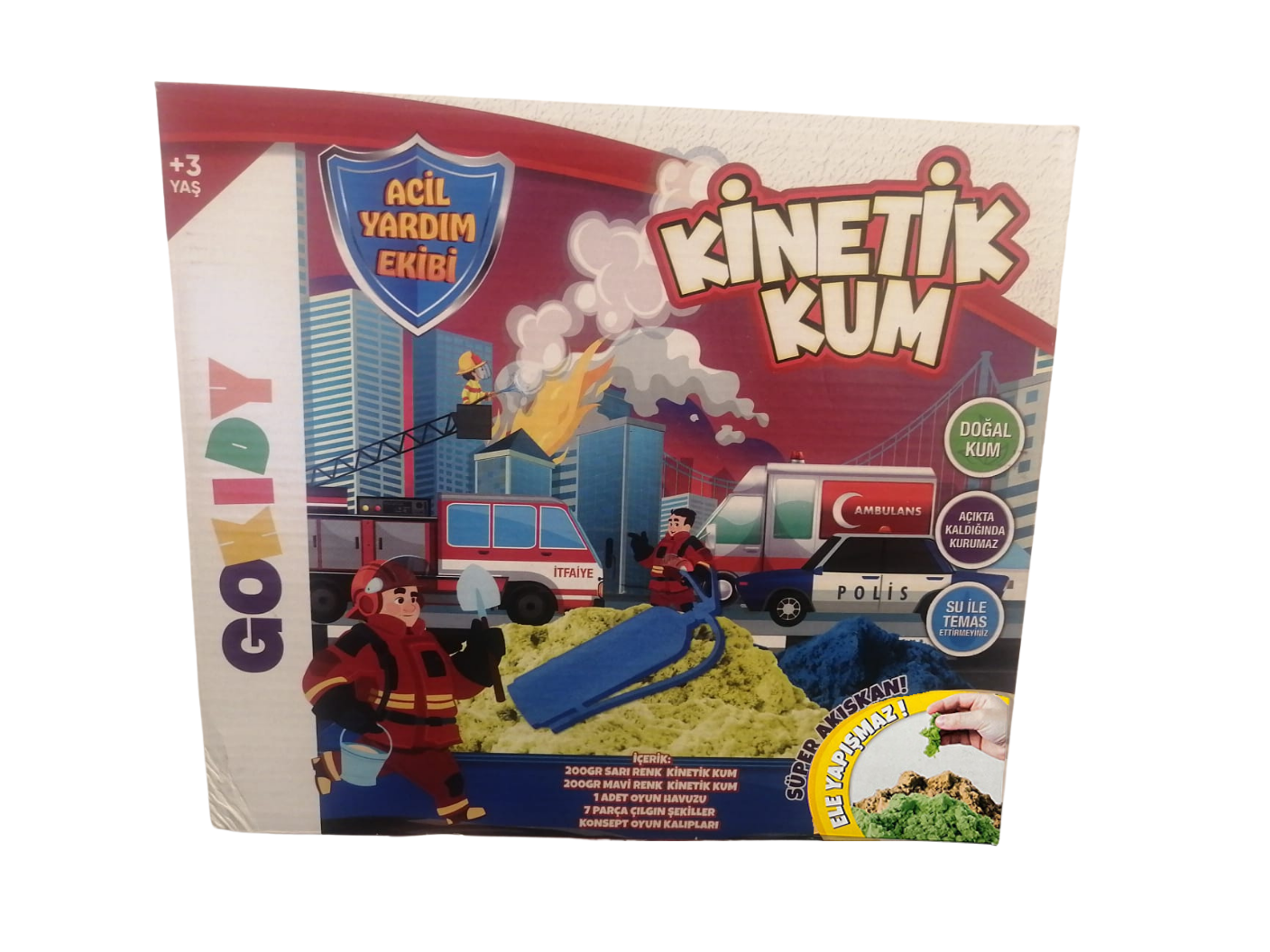 Gokidy Kinetik Kum Acil Yardım Ekibi Gokidy OZA 60306