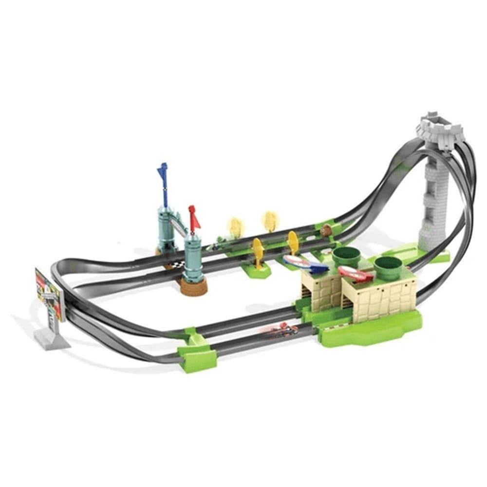 Hot Wheels Mario Kart Çılgın Dönüş Parkuru Yarış Seti GHK15 Hot Wheels GHK15
