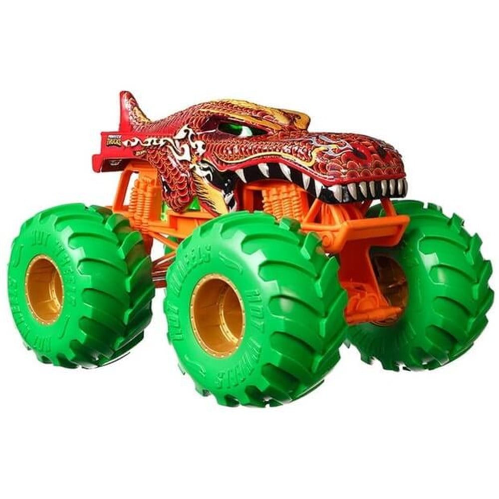Hot Wheels Monster Trucks 1:24 Arabalar Mega-Wrex FYJ83-GJG75 Hot Wheels GJG75