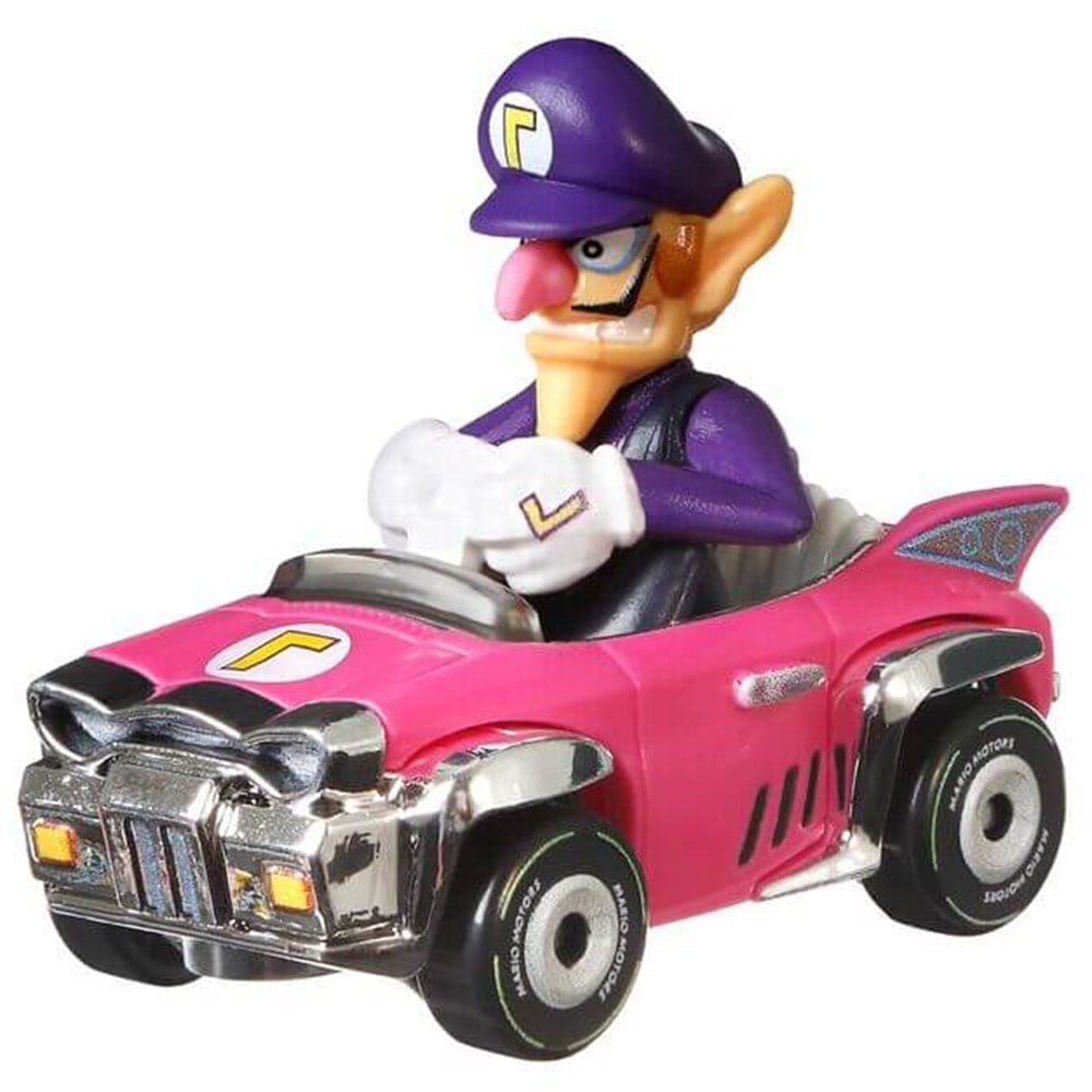 Hot Wheels Mario Kart Karakter Araçlar Waluigi GBG25-GJH54 Hot Wheels GJH54