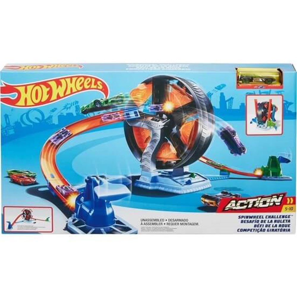 Hot Wheels Dönen Tekerlek Macerası Yarış Seti Gjm77 Hot Wheels GJM77
