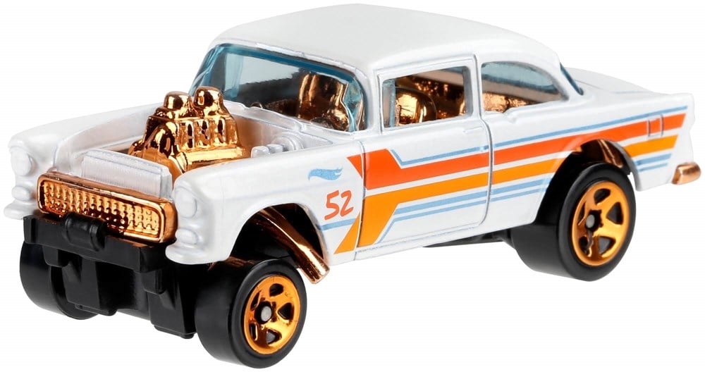 Hot Wheels Parlak Ve Krom Özel Seri 55 Chevy Bel Air Gasser GJW48-GJW51 Hot Wheels GJW51