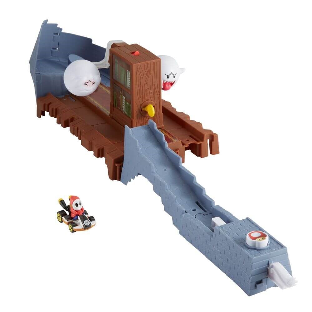 Hot Wheels Mario Kart Çılgın Yaratıklar Oyun Seti Boo's Spooky Sprint GCP26-GNM23 Hot Wheels GNM23