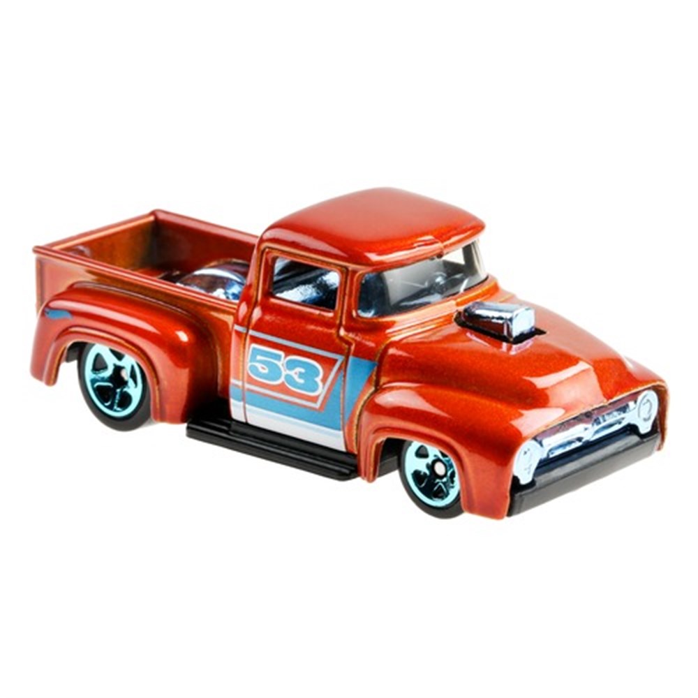 Hot Wheels Mavi ve Parlak Arabalar Custom 56 Ford Truck Grr37 Hot Wheels GRR37