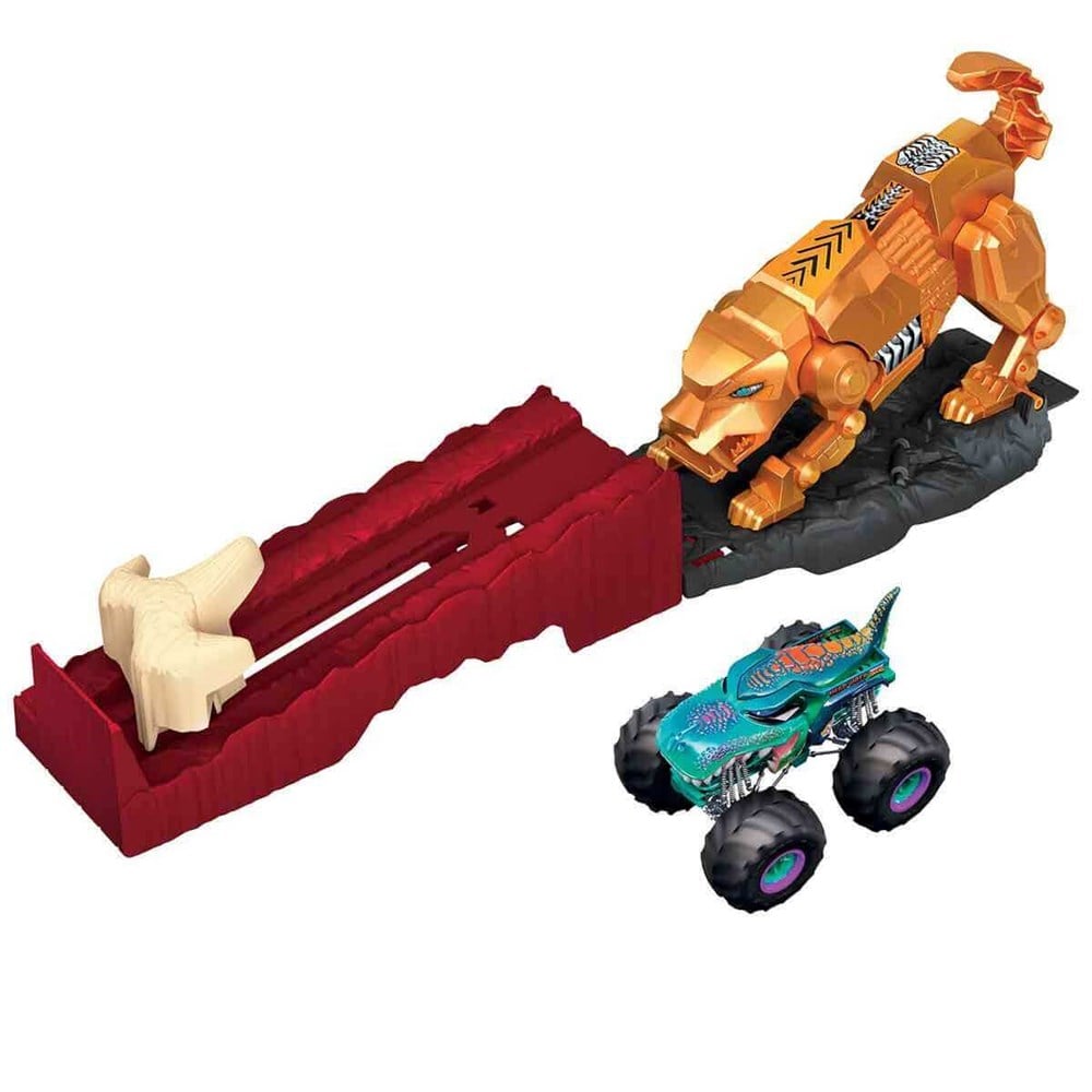 Hot Wheels Monster Trucks Aksiyona Başlangıç Oyun Seti GYL09-GYL10 Hot Wheels GYL10