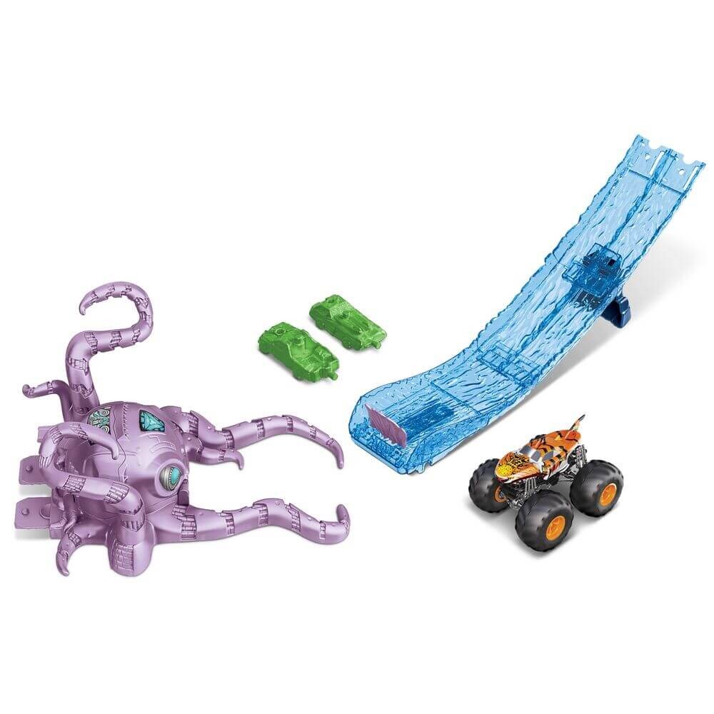 Hot Wheels Monster Trucks Aksiyona Başlangıç Oyun Seti GYL09-GYL11 Hot Wheels GYL11