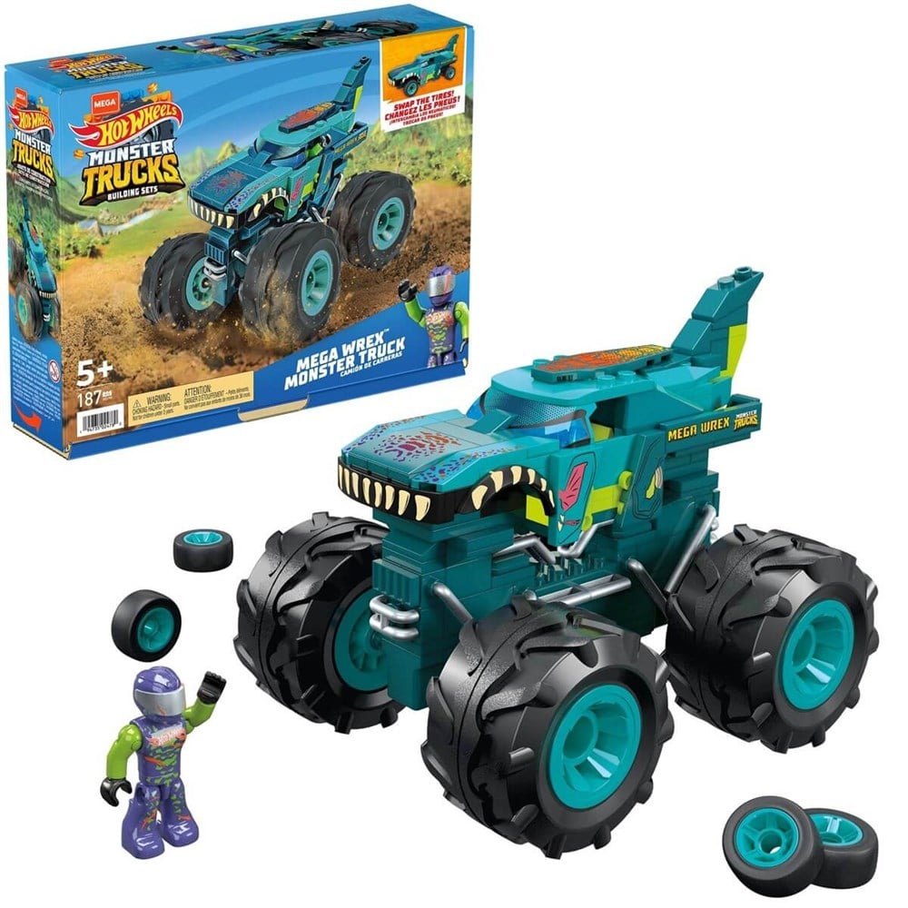 Mega Hot Wheels Wrex Monster Truck HDJ95 Hot Wheels HDJ95