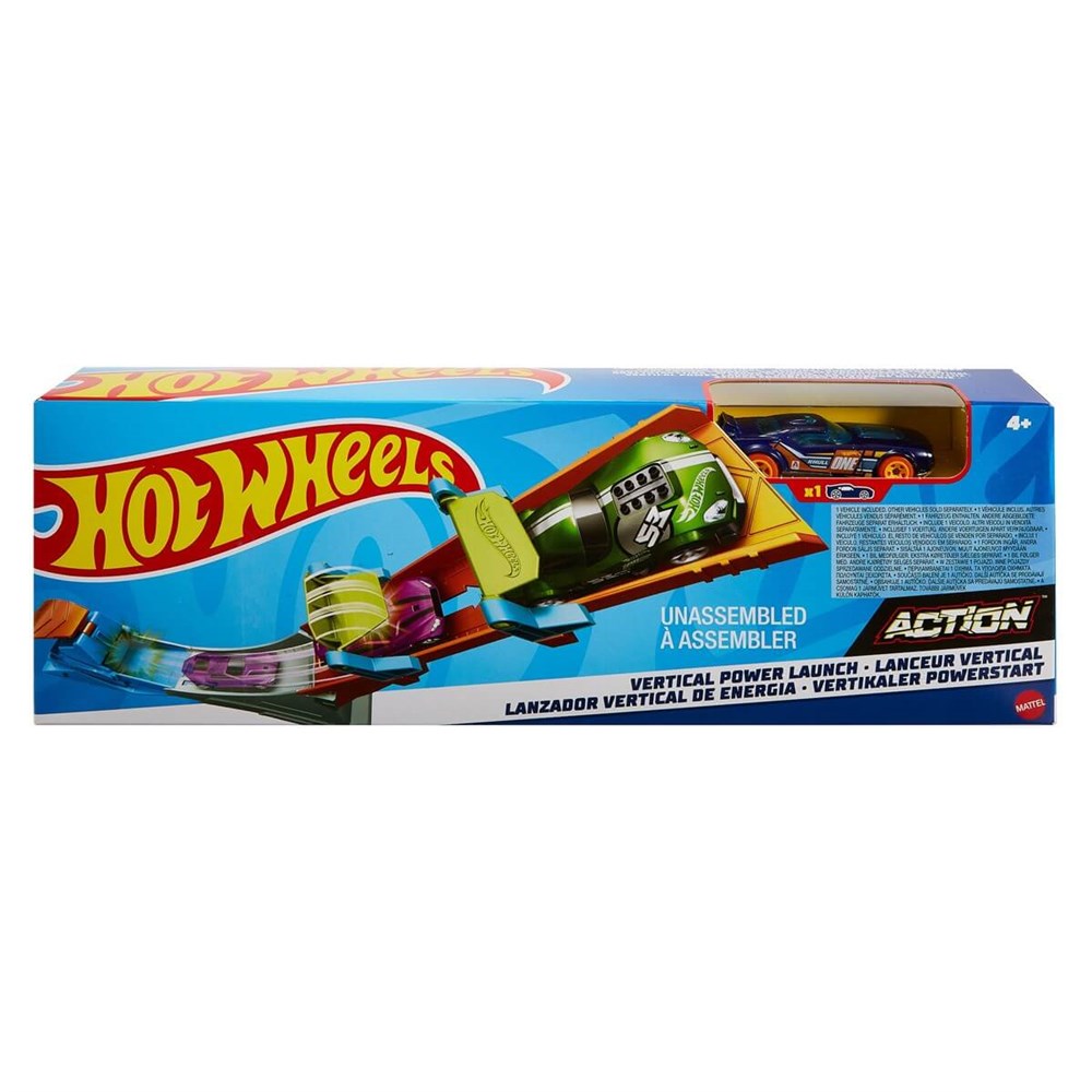 Hot Wheels Akrobasi Atlayışı Yarış Şeti FTH79-HFY69 Vertical Power Launch Hot Wheels HFY69