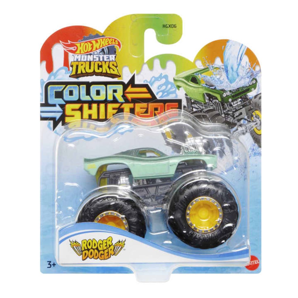 Hot Wheels Monster Trucks Renk Değiştiren Araçlar HGX06-HGX11 Hot Wheels HGX11