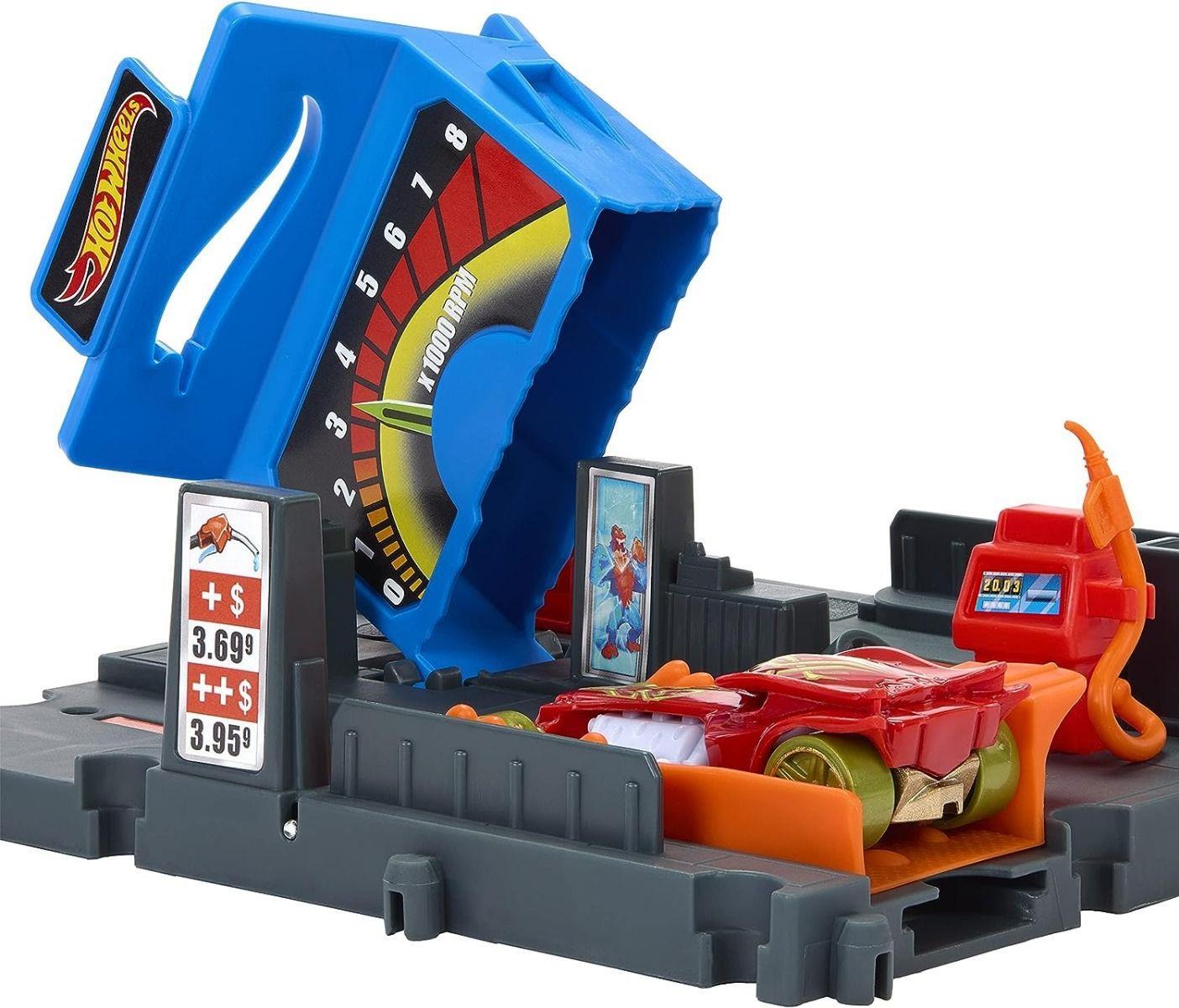 Hot Wheels Akaryakıt İstasyonu Oyun Seti HMD53-HKX45 Hot Wheels HKX45