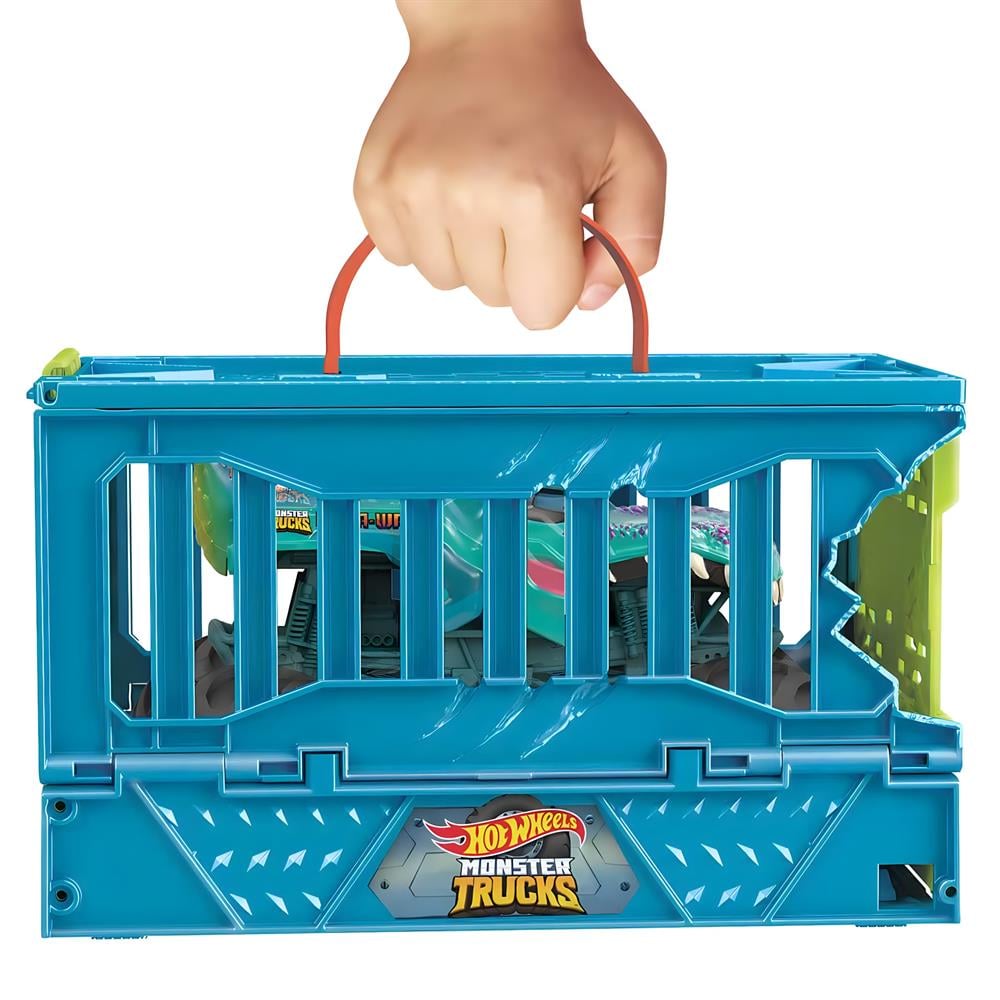 Hot Wheels Monster Trucks 1:24 Mega Wrex'in Çarpışma Kafesi HNC29 Hot Wheels HNC29